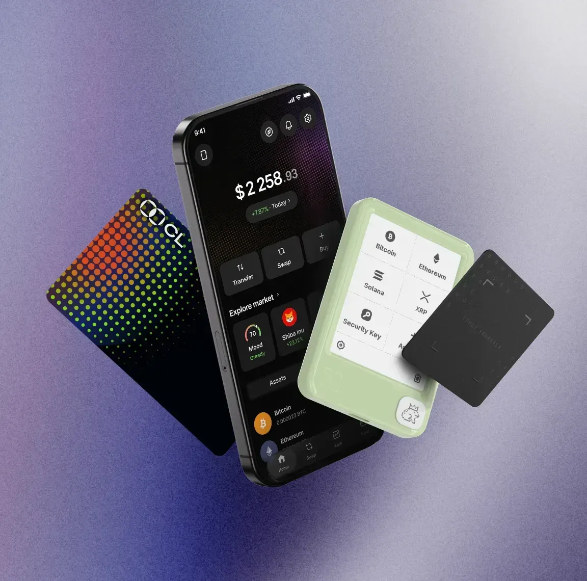 Go beyond exchanges and software wallets